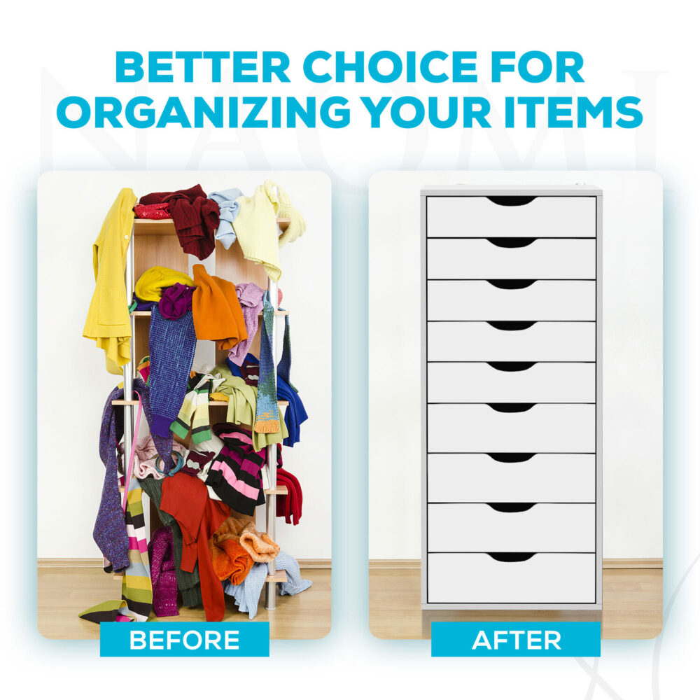 9-Drawer Office File Storage Cabinet by HomeStock - 70