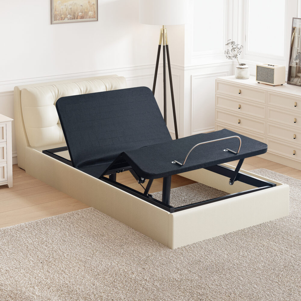 15″ Height Electric Adjustable Bed Frame Base With Wireless Remote Control by HomeStock - 37