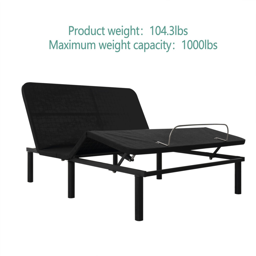 15″ Height Electric Adjustable Bed Frame Base With Wireless Remote Control by HomeStock - 15