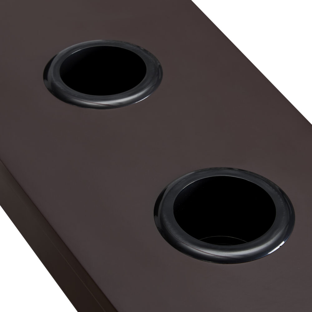Chairside Table with USB Ports & Outlets by HomeStock - 16
