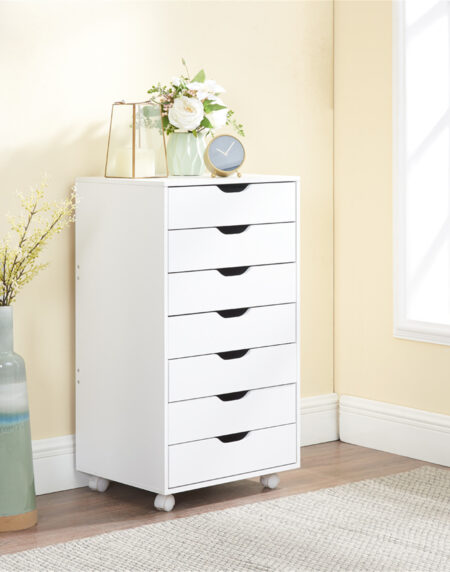7-Drawer Office File Storage Cabinet by HomeStock