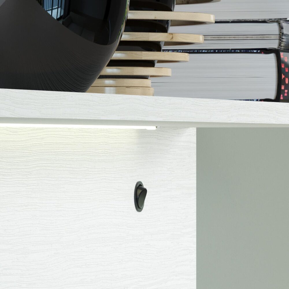 Wall Mounted Floating Entertainment Center for 70″ TVs by HomeStock - 4