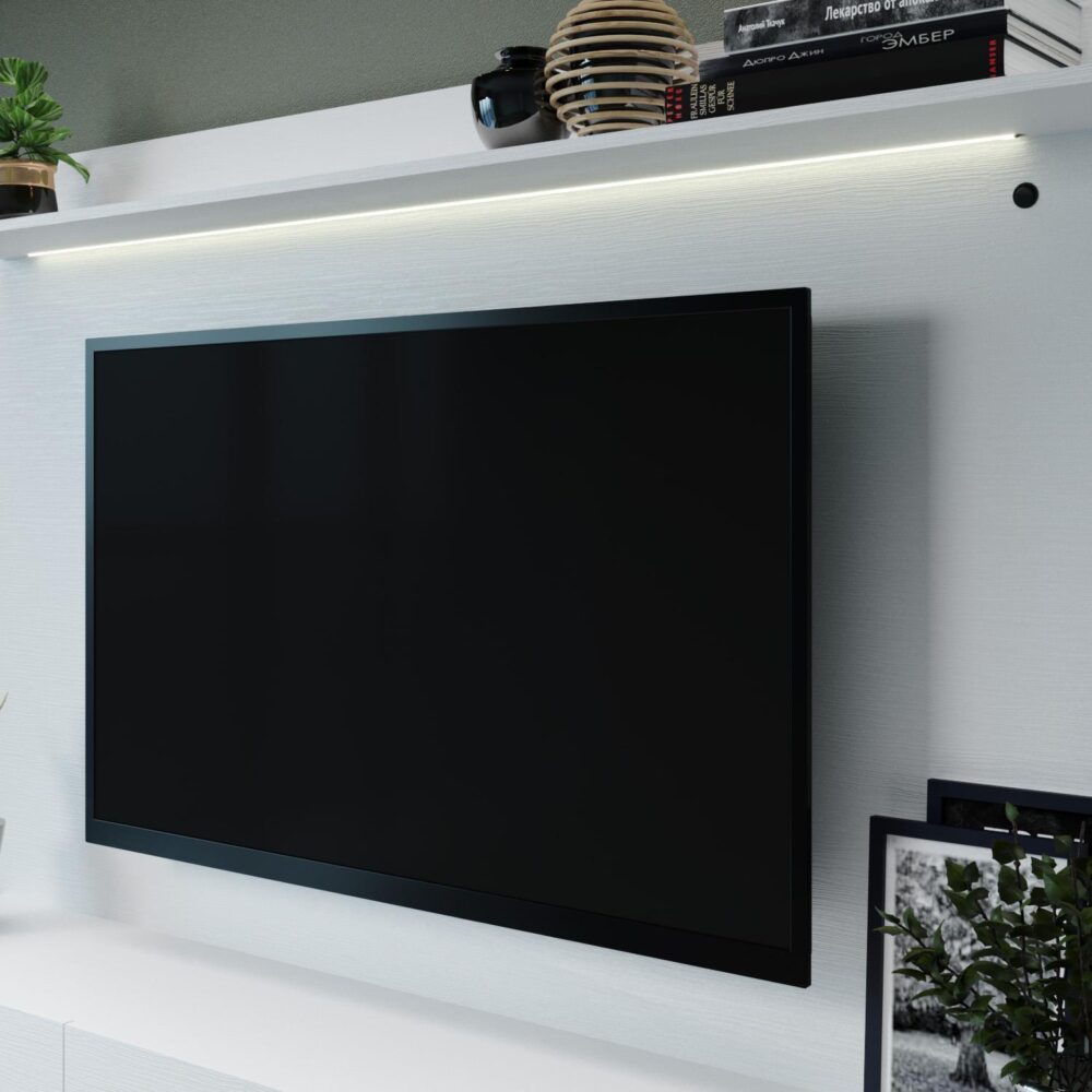 Wall Mounted Floating Entertainment Center for 70″ TVs by HomeStock - 5