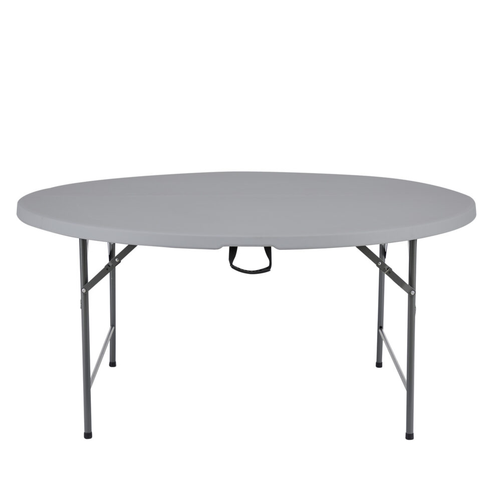 60″ Round Outdoor Folding Table - 21