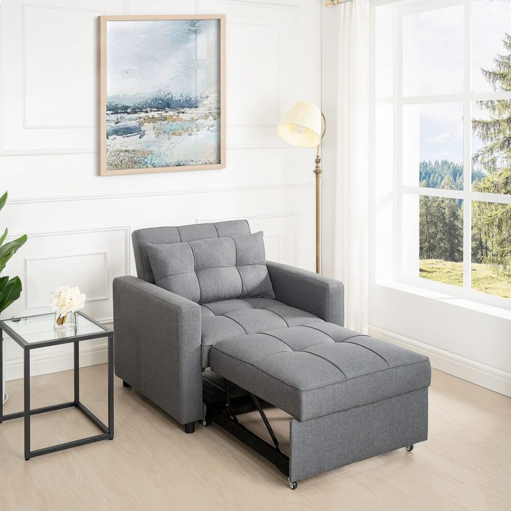 3-in-1 Foldable Chair by HomeStock - 1