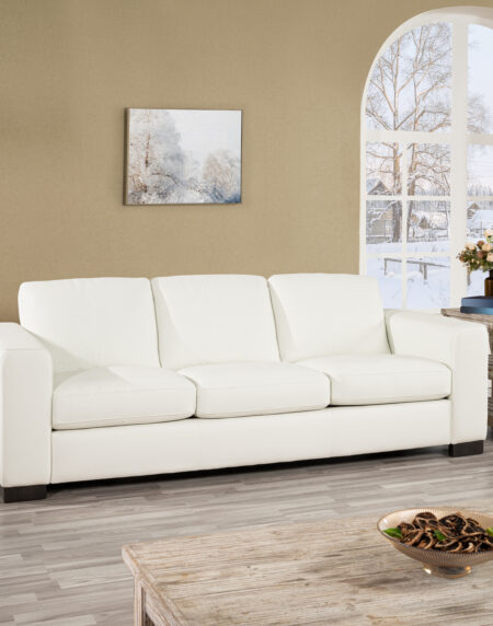 Genuine Leather Sofa by HomeStock - 16