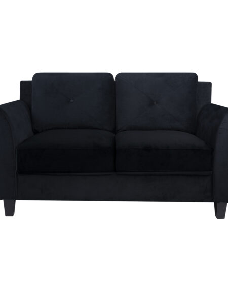 Button Tufted Loveseat by HomeStock - 18