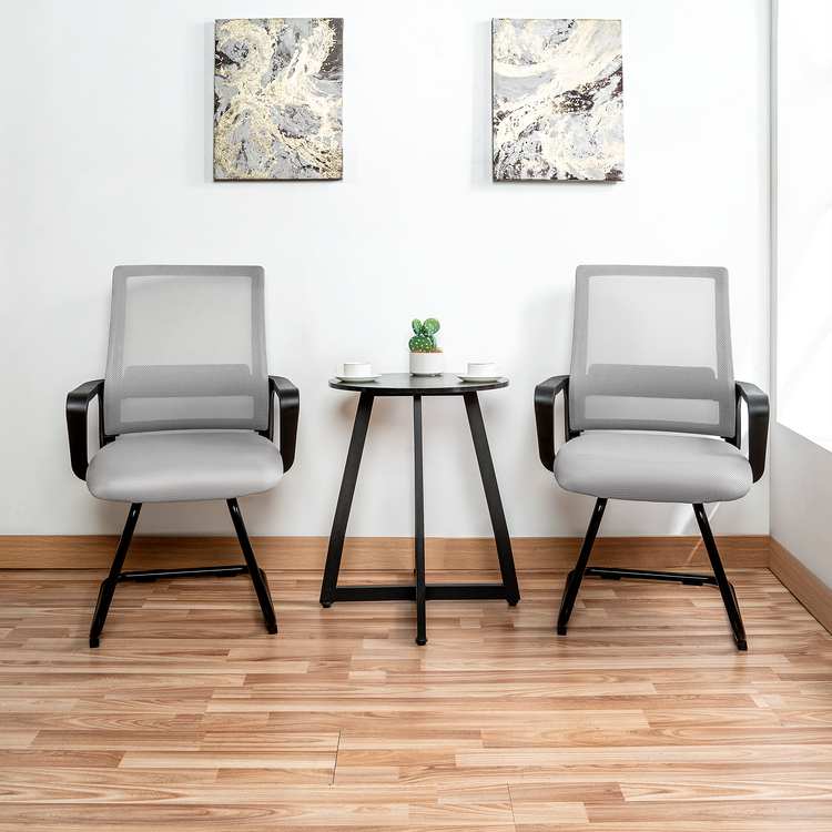 Ergonomic Mesh Office Guest Chair ? Breathable Reception Chair for Waiting Rooms, Medical Clinics ; Conference Areas - 19