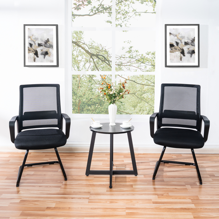 Ergonomic Mesh Office Guest Chair ? Breathable Reception Chair for Waiting Rooms, Medical Clinics ; Conference Areas - 1