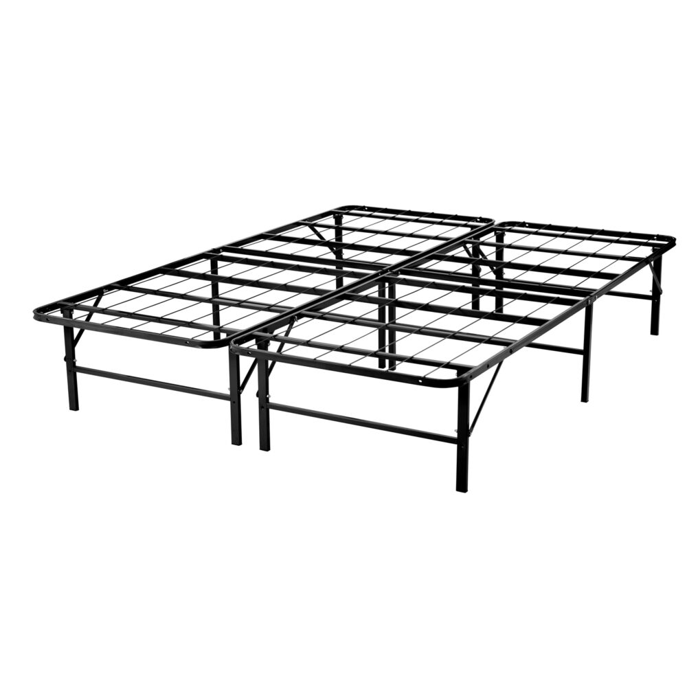14″ Foldable Metal Platform Bed Frame by HomeStock - 18