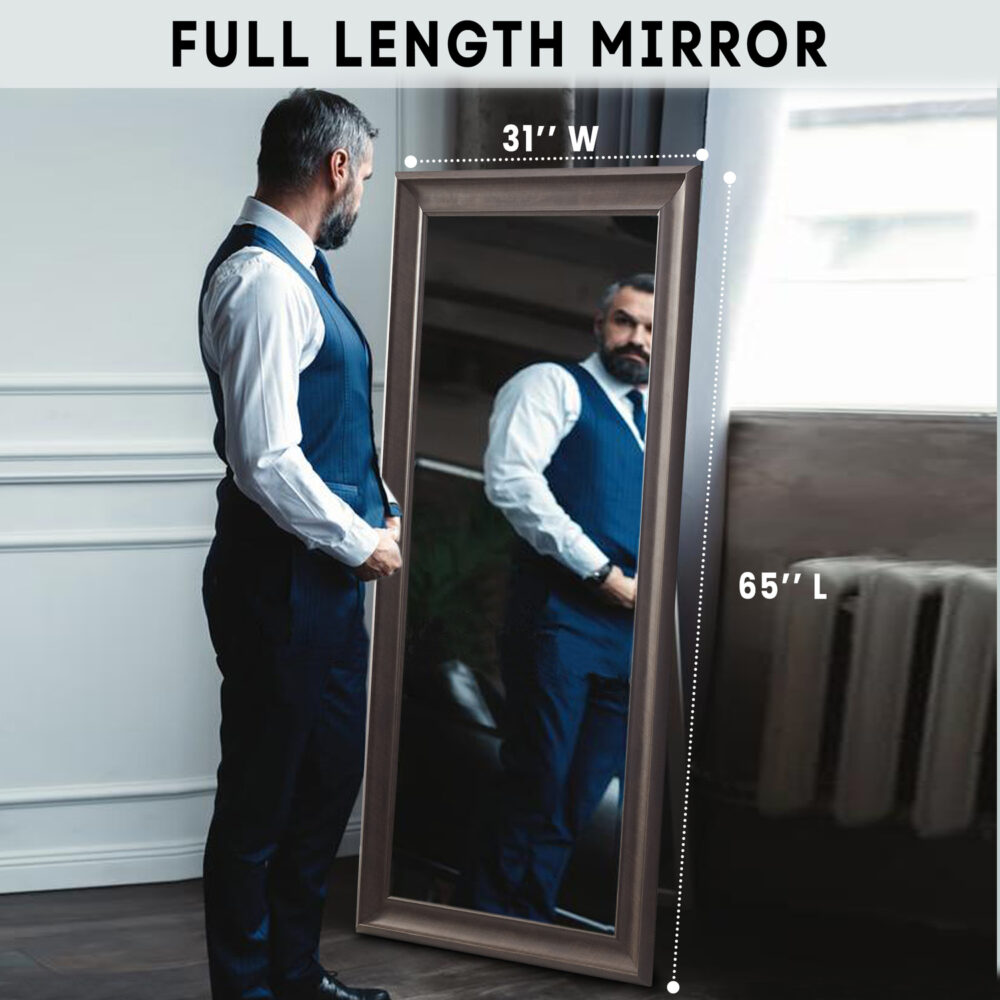 HomeStock Framed Full Body Mirror - 5