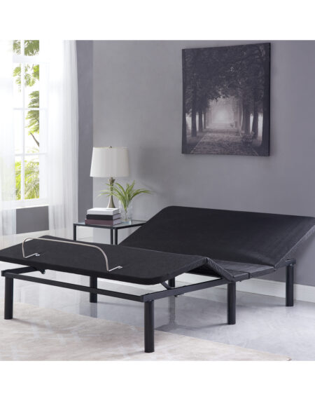 15" Height Electric Adjustable Bed Frame Base With Wireless Remote Control
