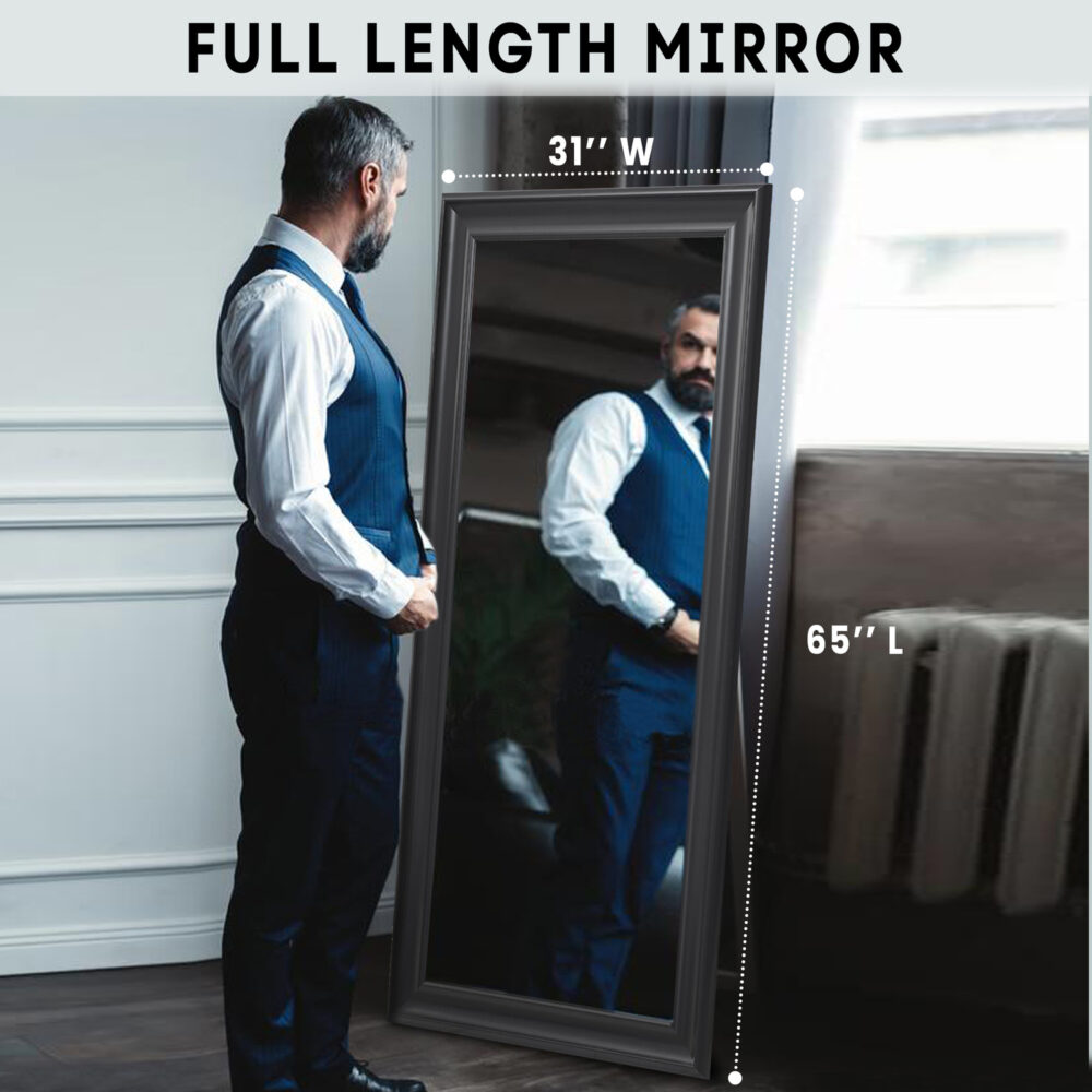 HomeStock Framed Full Body Mirror - 15