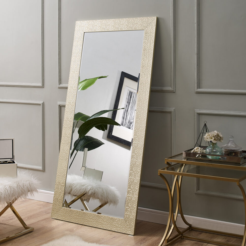 Mosaic Frame Tall Floor Mirror by HomeStock - 12