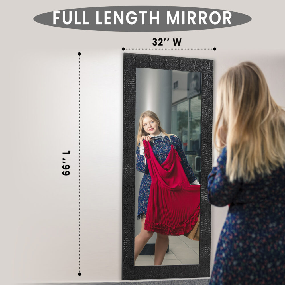 Mosaic Frame Tall Floor Mirror by HomeStock - 20