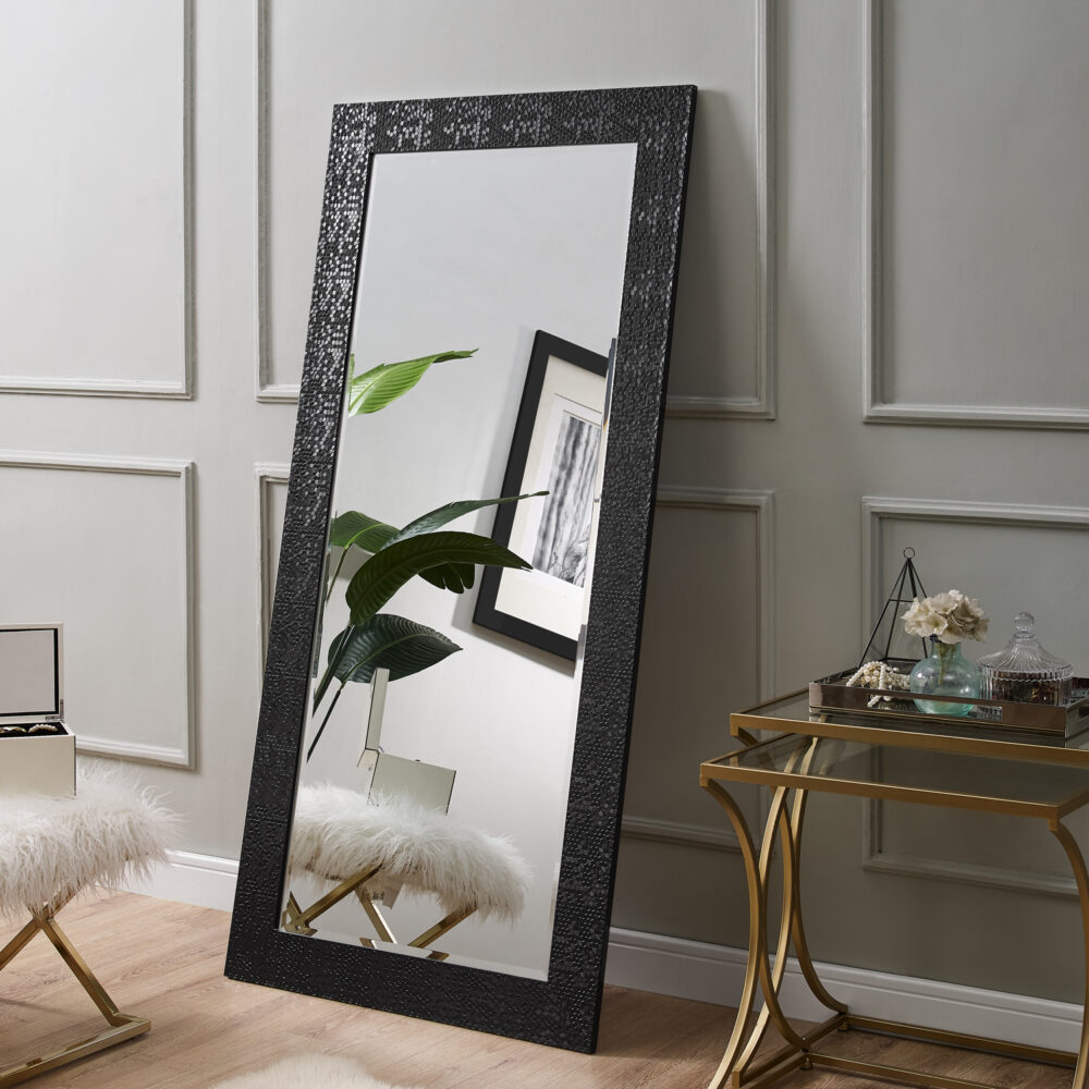 Mosaic Frame Tall Floor Mirror by HomeStock - 17