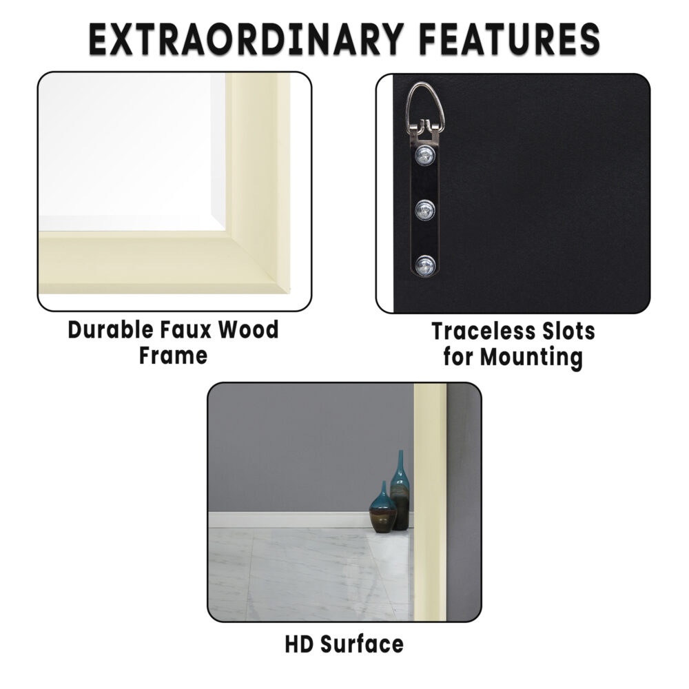 HomeStock Framed Full Body Mirror - 26