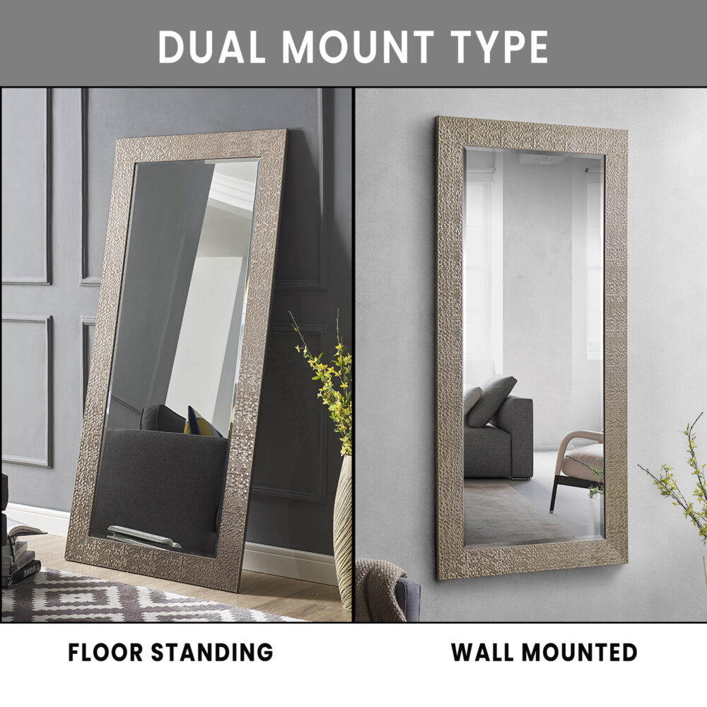 Mosaic Frame Tall Floor Mirror by HomeStock - 23
