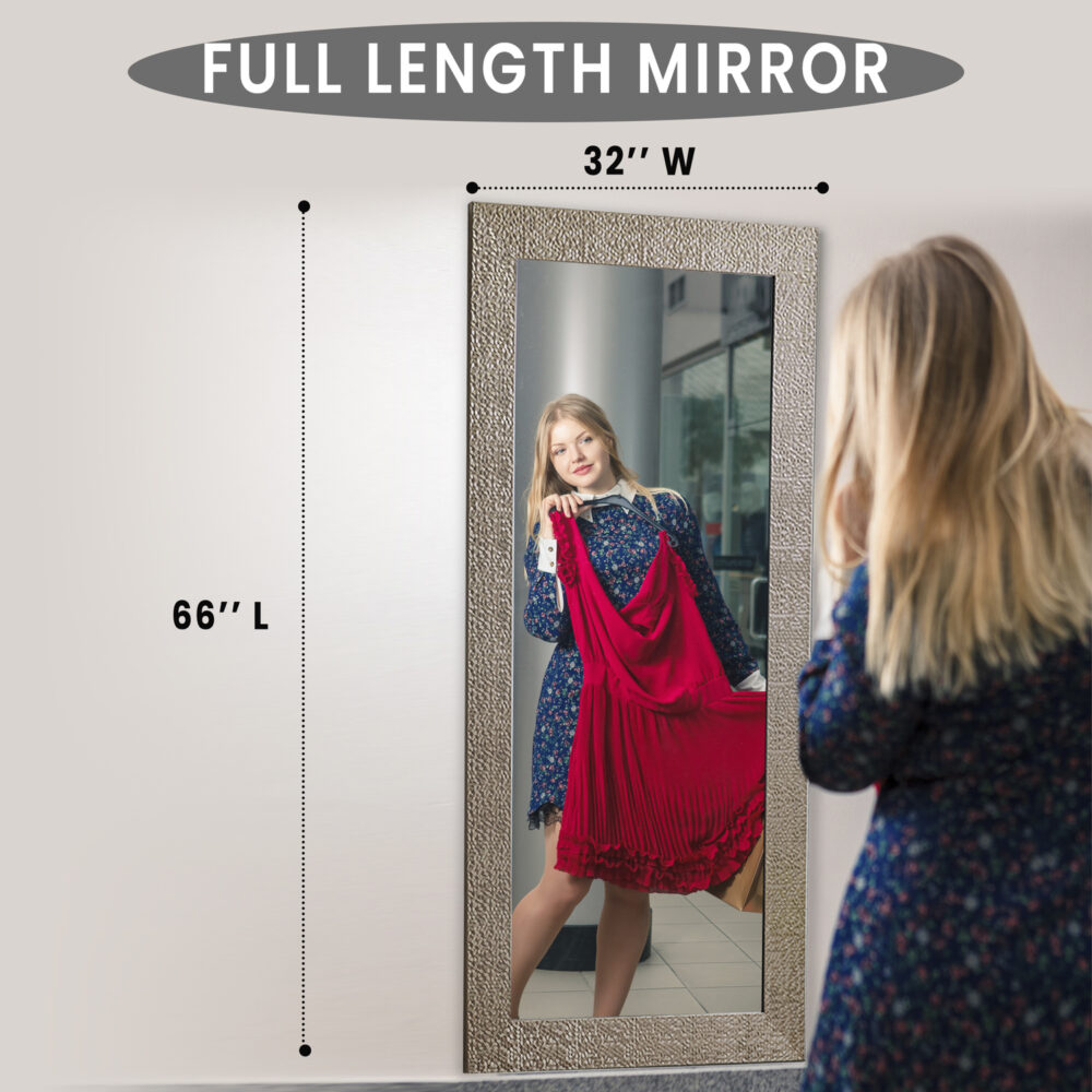 Mosaic Frame Tall Floor Mirror by HomeStock - 25