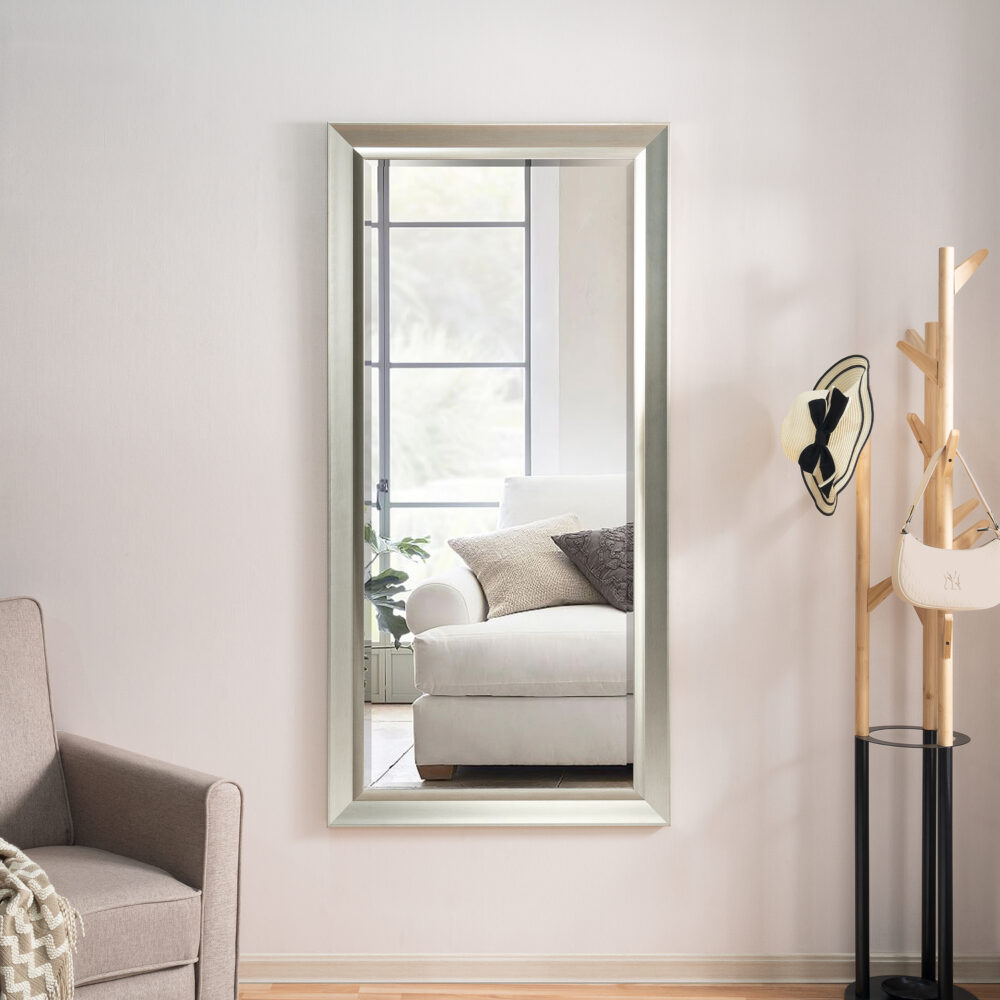 HomeStock Elegant Beveled Leaner Floor Mirror - 11