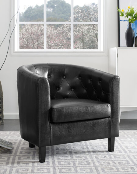 Mid Century Barrel Chair by HomeStock - 21