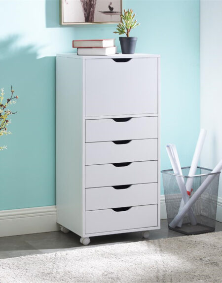6-Drawer Office Storage Cabinet by HomeStock