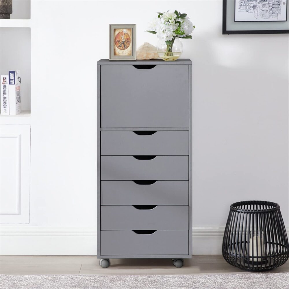 6-Drawer Office Storage Cabinet by HomeStock - 12