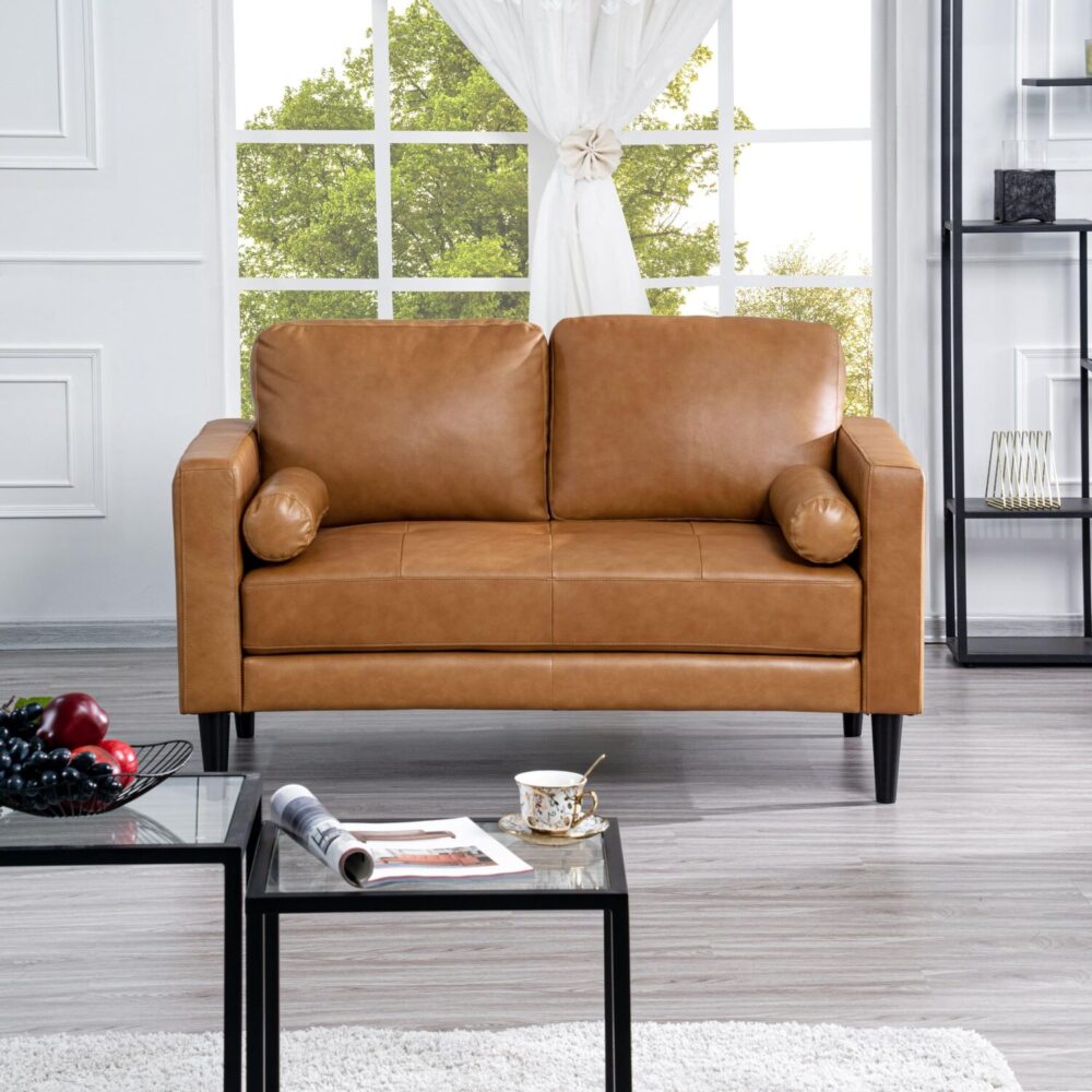 Upholstered Loveseat by HomeStock - 1