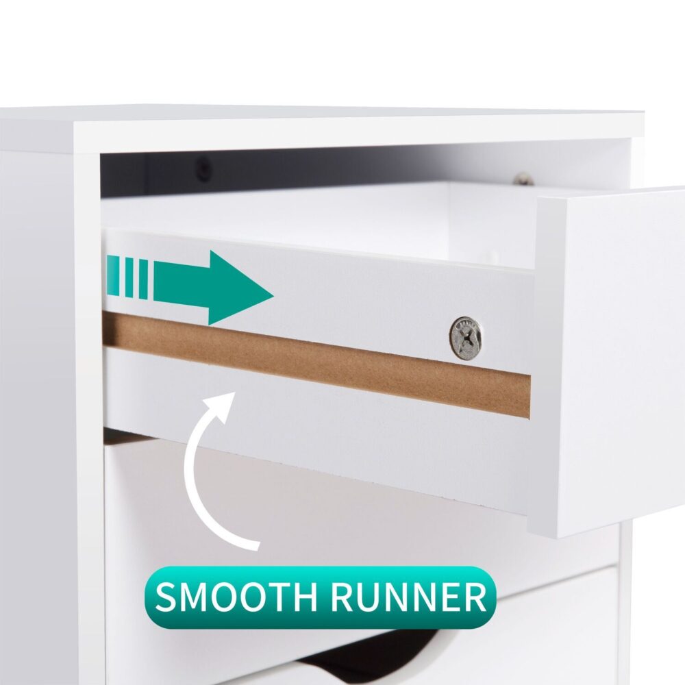 5 Drawers Office File Cabinet by HomeStock - 6