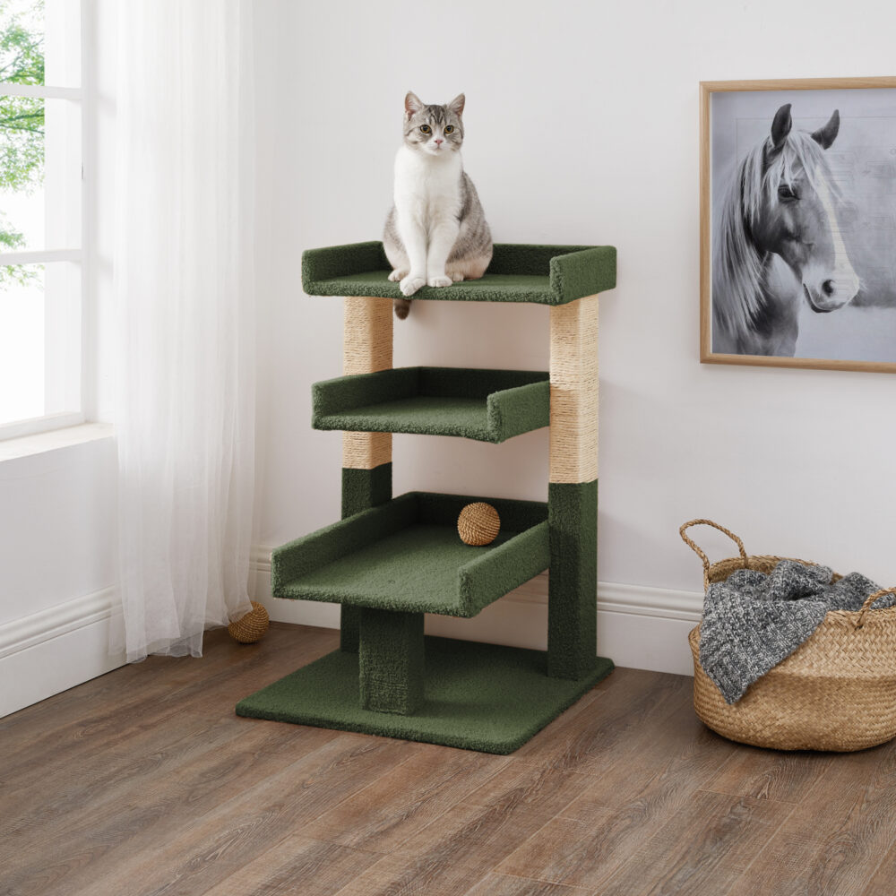 Triple Layer Cat Tower by HomeStock - 7