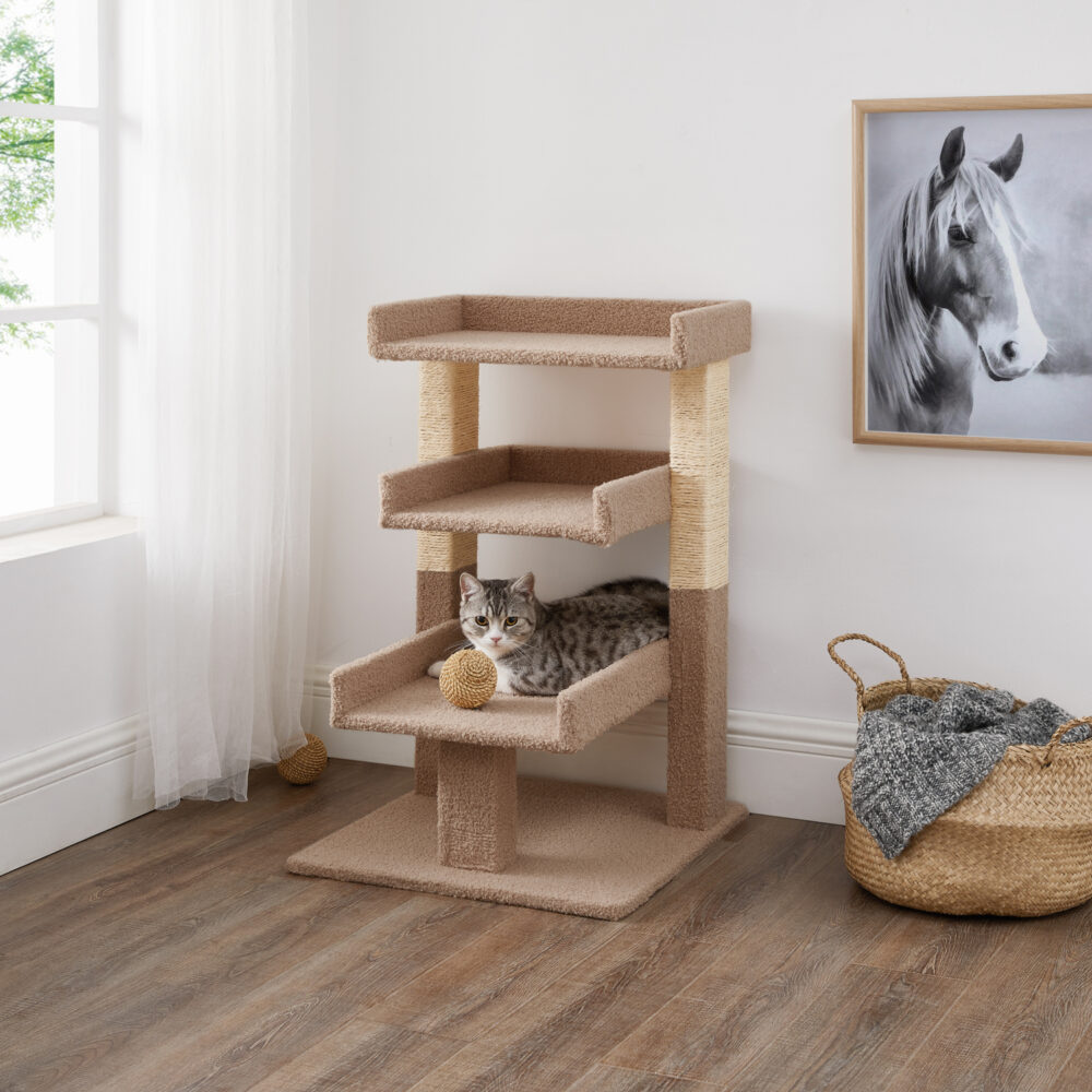 Triple Layer Cat Tower by HomeStock - 12