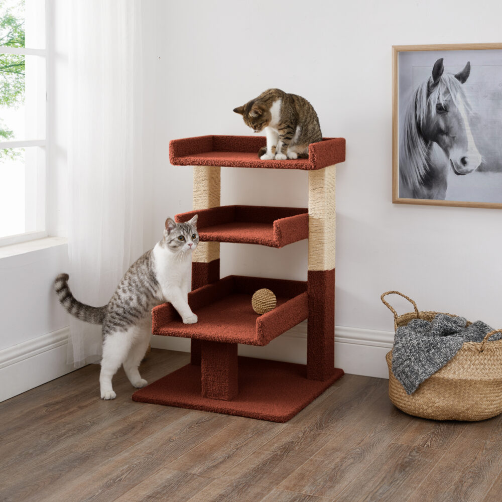 Triple Layer Cat Tower by HomeStock - 17