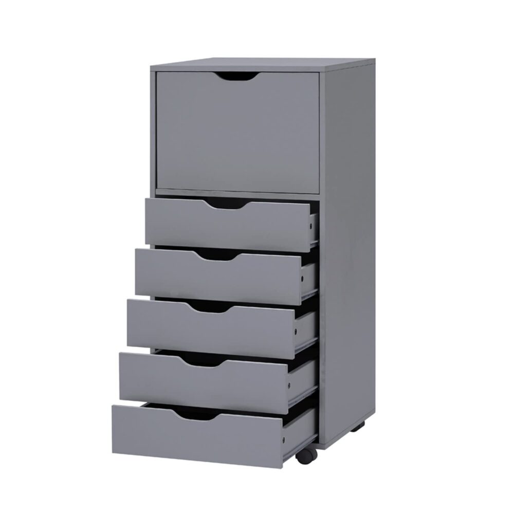 6-Drawer Office Storage Cabinet by HomeStock - 16