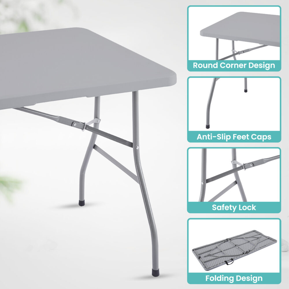 All-Purpose Resin Utility Table - 13
