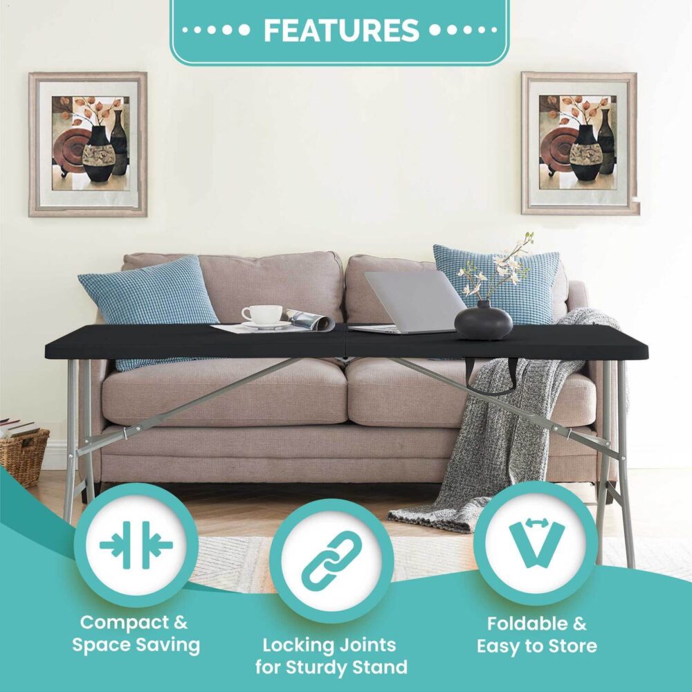 All-Purpose Resin Utility Table - 17