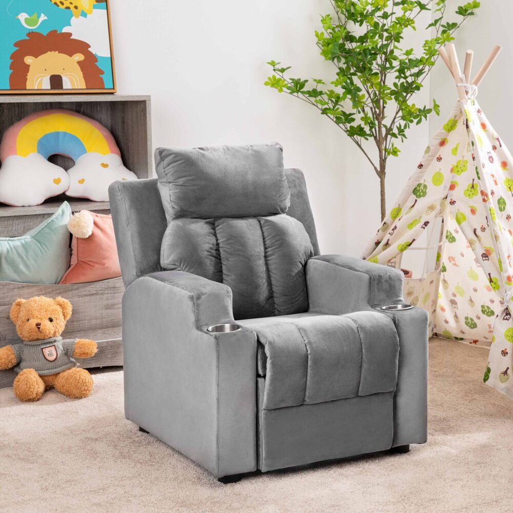 Deluxe Kids Recliner by HomeStock - 24