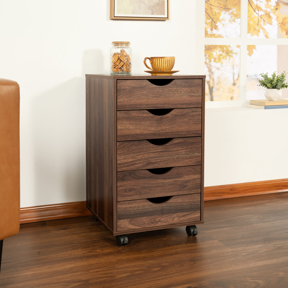 5 Drawers Office File Cabinet by HomeStock - 22