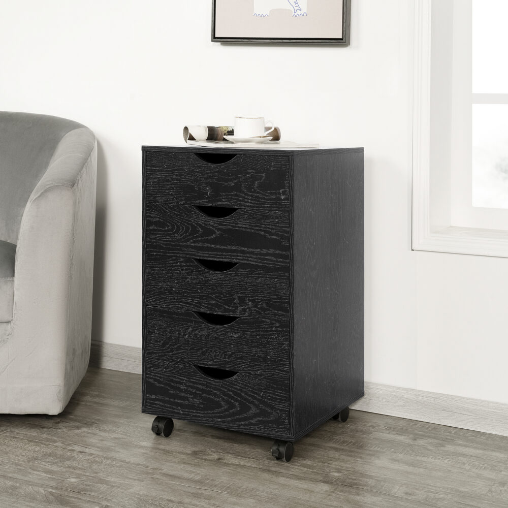 5 Drawers Office File Cabinet by HomeStock - 27