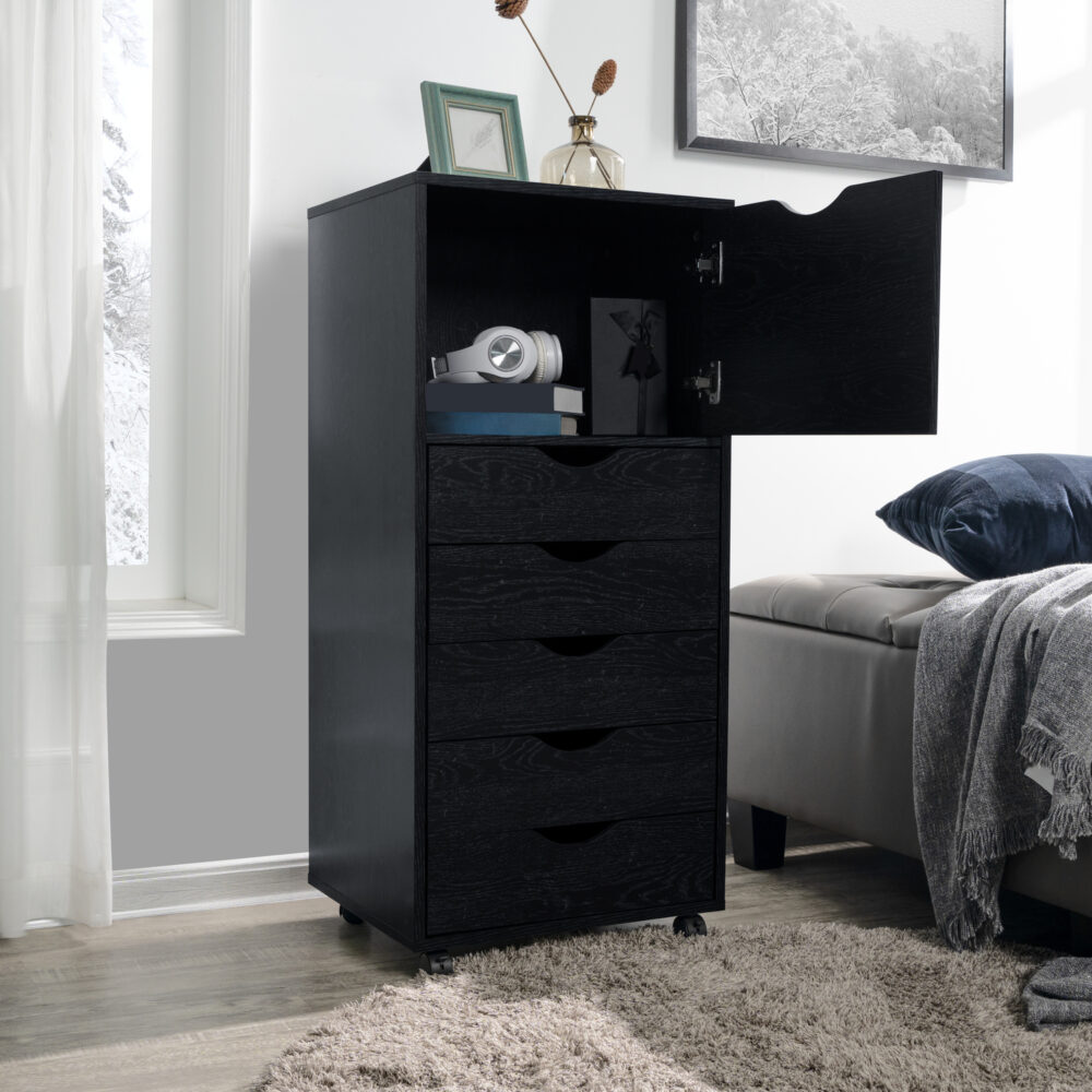 6-Drawer Office Storage Cabinet by HomeStock - 18