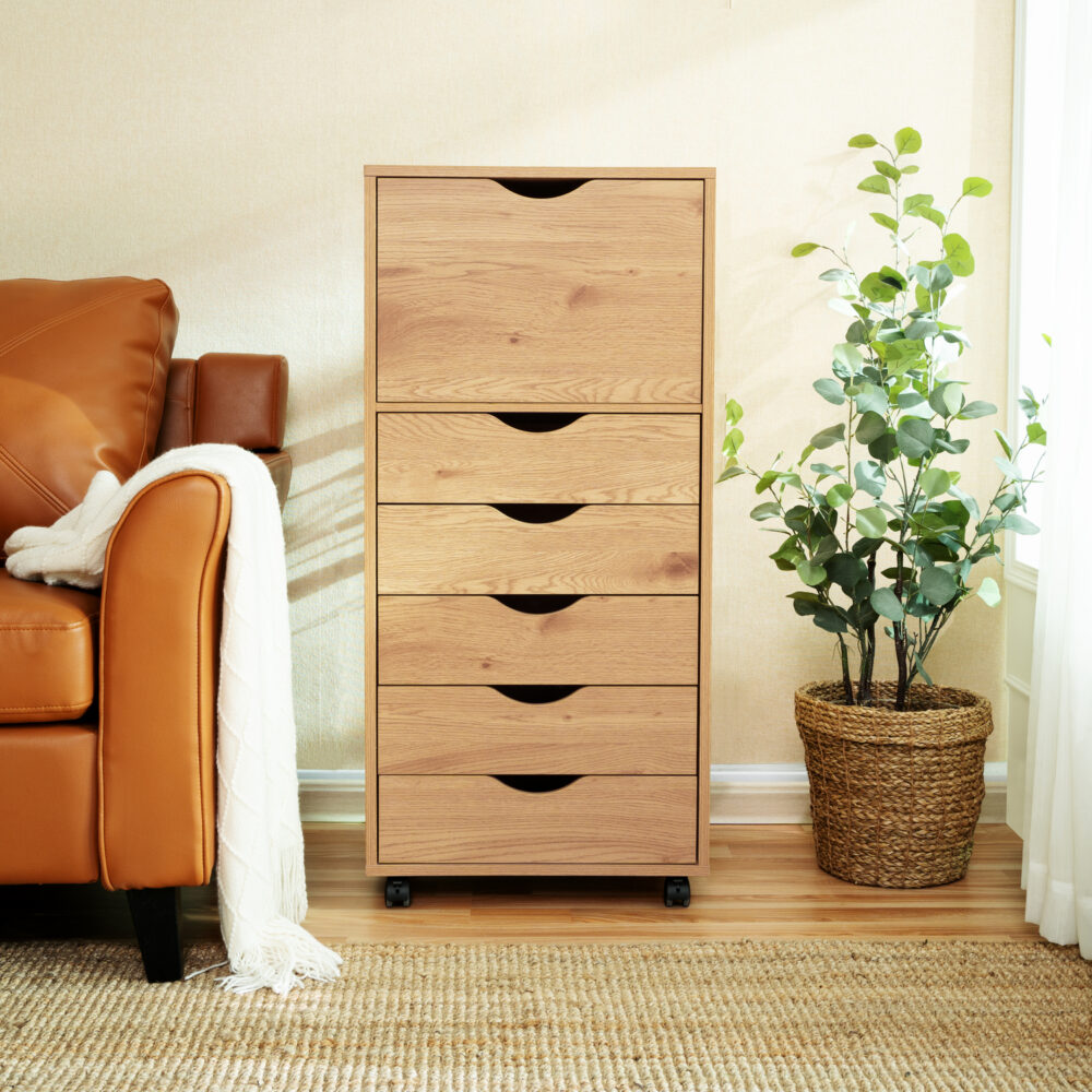 6-Drawer Office Storage Cabinet by HomeStock - 24