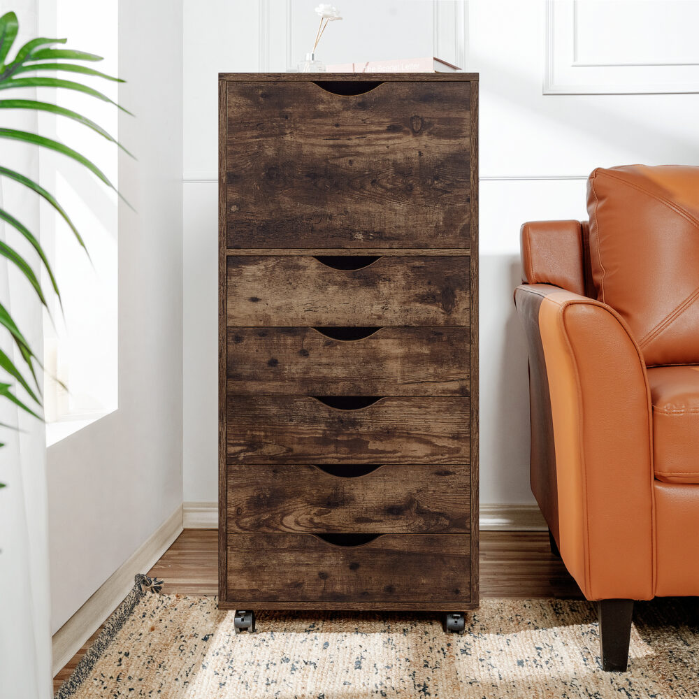 6-Drawer Office Storage Cabinet by HomeStock - 29