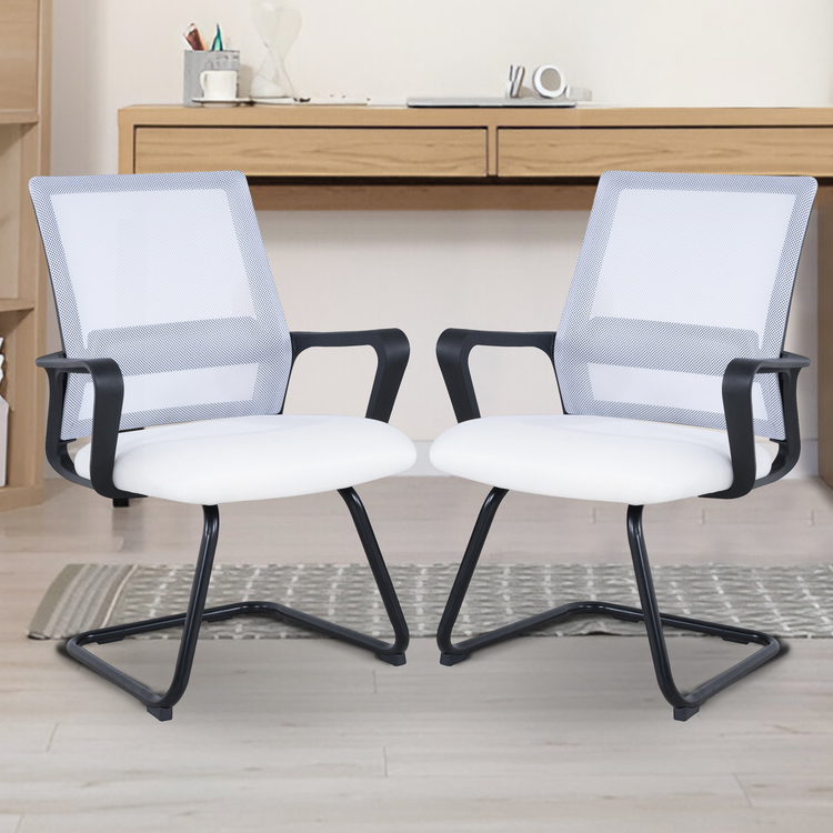 Ergonomic Mesh Office Guest Chair ? Breathable Reception Chair for Waiting Rooms, Medical Clinics ; Conference Areas - 12