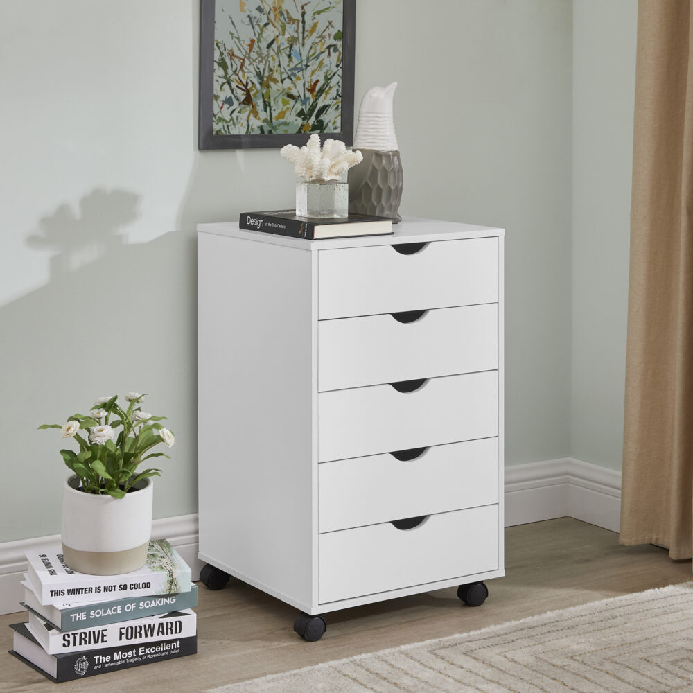 5 Drawers Office File Cabinet by HomeStock - 1
