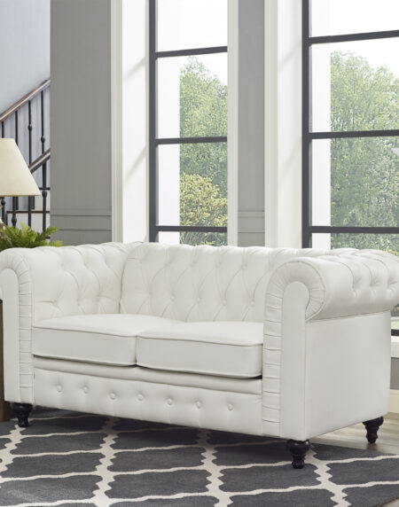 Mid Century Loveseat by HomeStock - 12