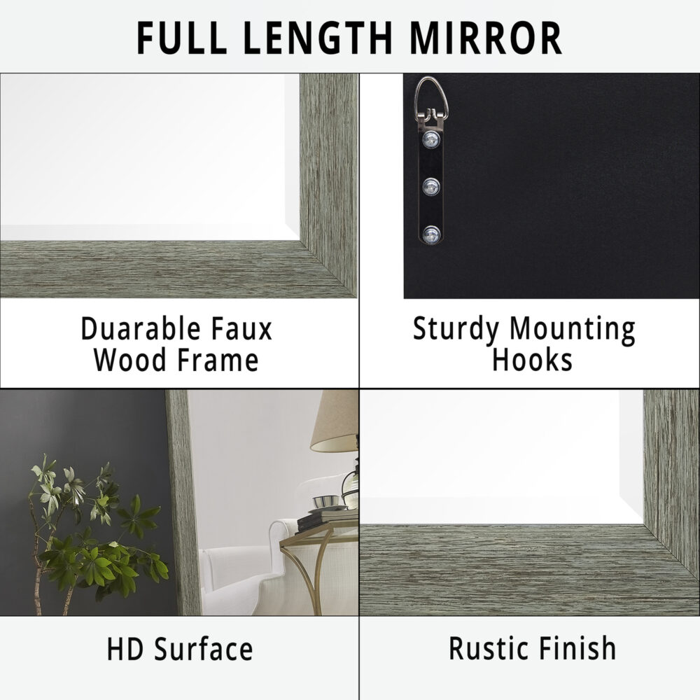 Framed Full Length Mirror by HomeStock - 26