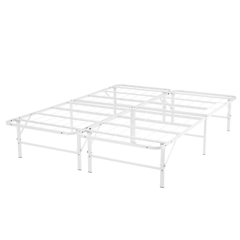 14″ Foldable Metal Platform Bed Frame by HomeStock - 32