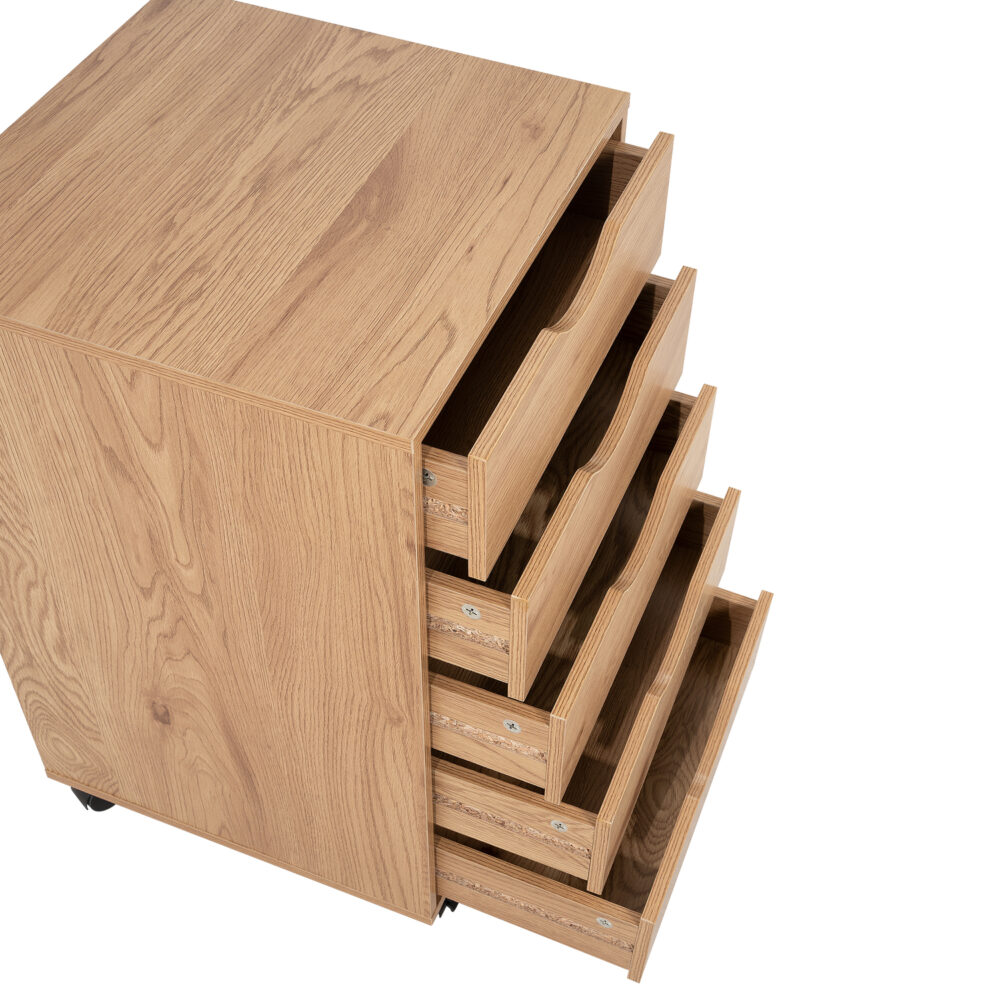 5 Drawers Office File Cabinet by HomeStock - 36