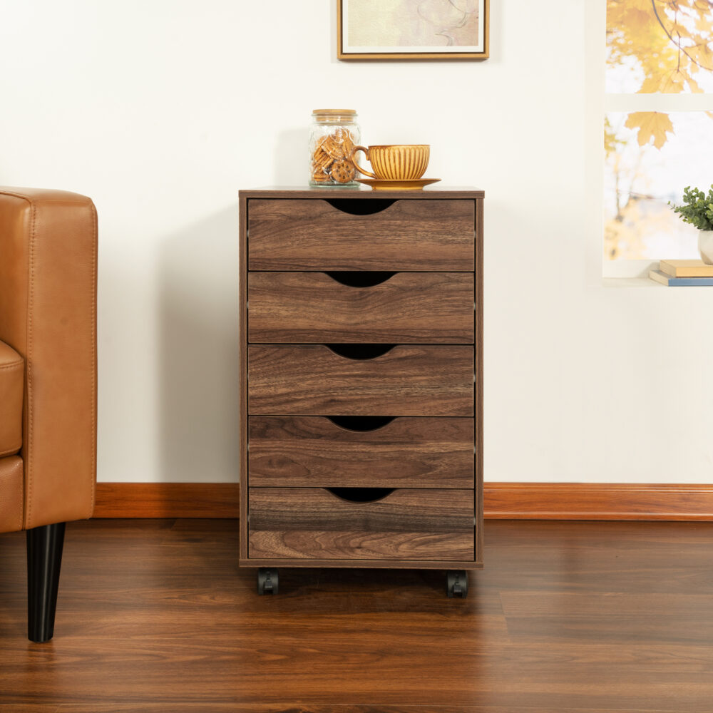 5 Drawers Office File Cabinet by HomeStock - 23