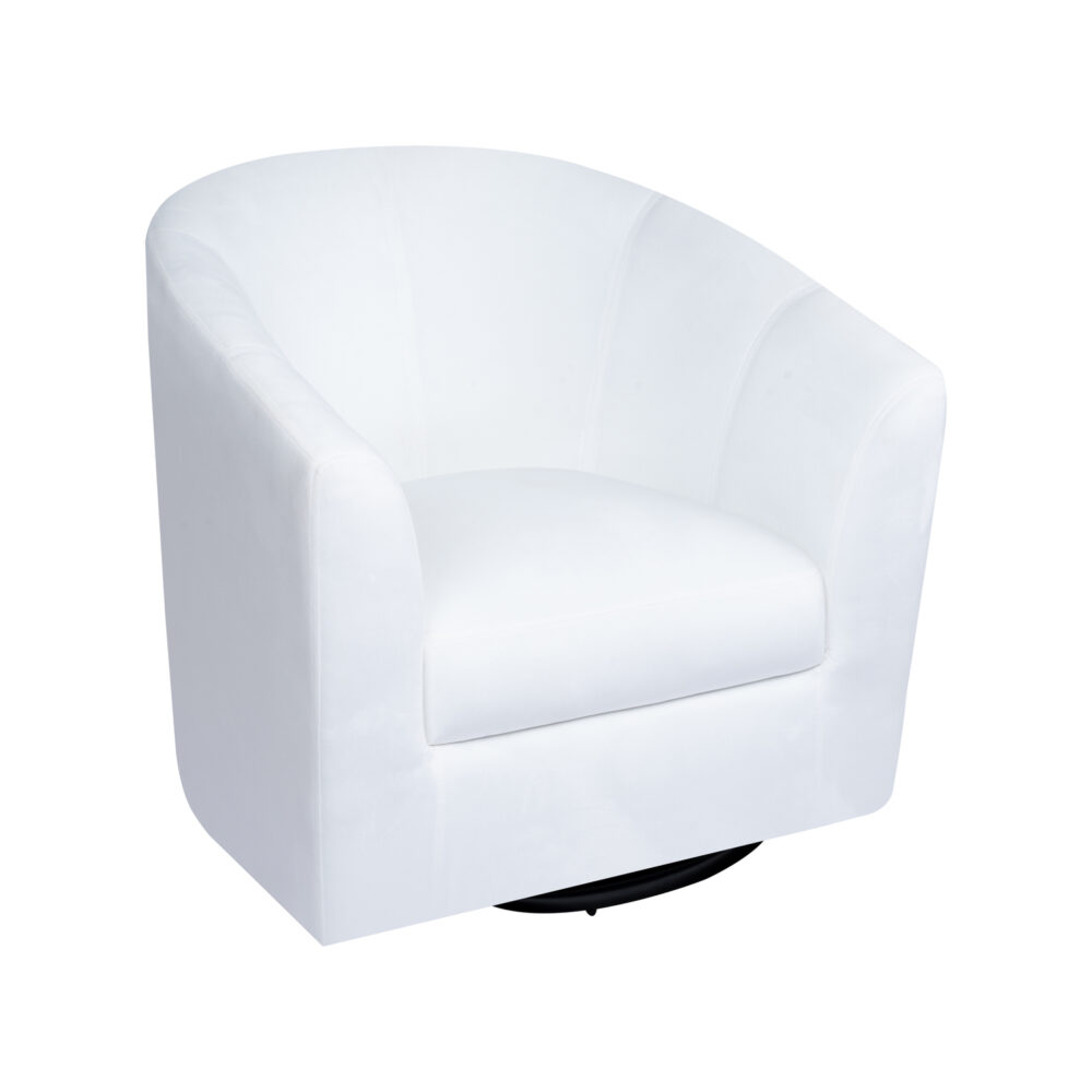 HomeStock Swivel Barrel Accent Chair - 29