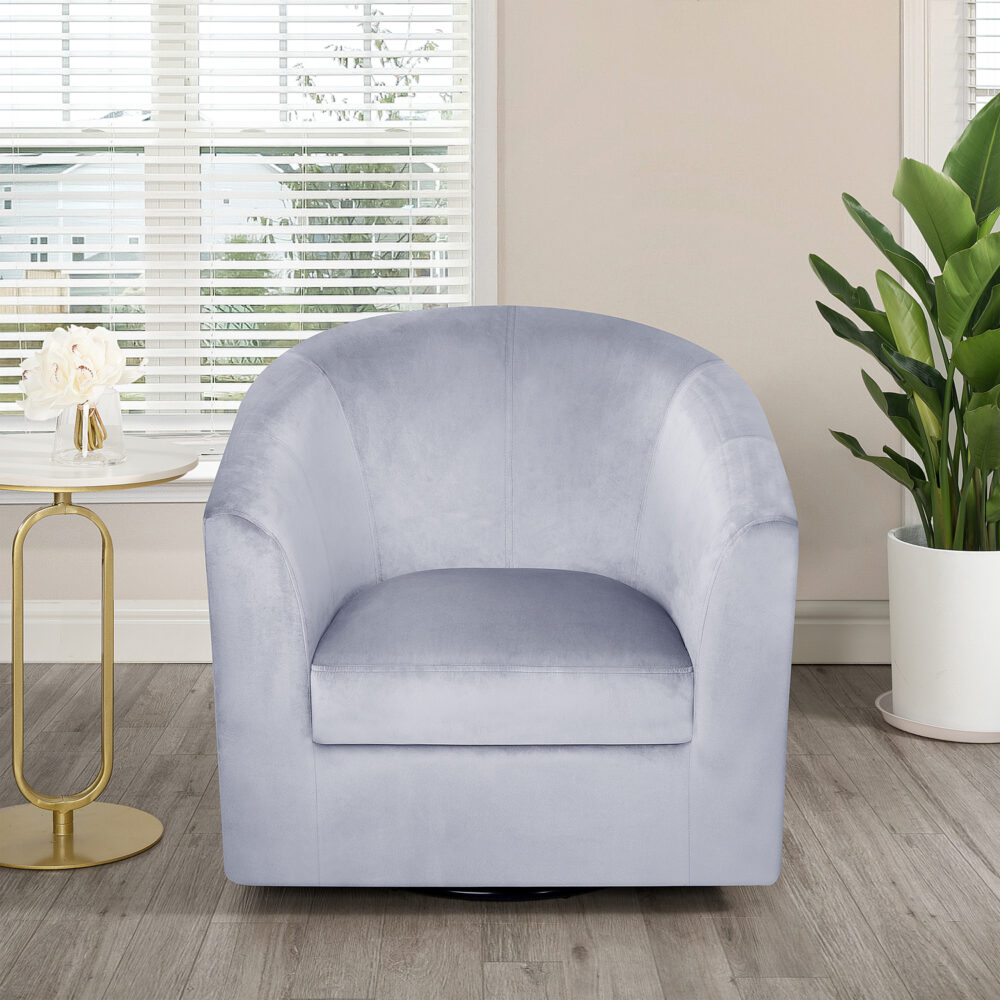 HomeStock Swivel Barrel Accent Chair - 33